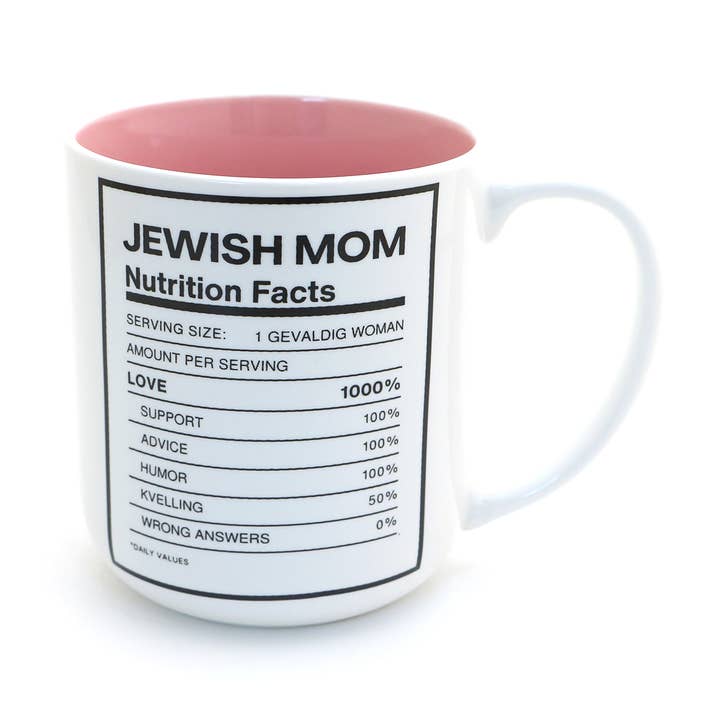 Jewish Mom mug, Mother's Day gift, Judaica for wholesale by Lenny Mud