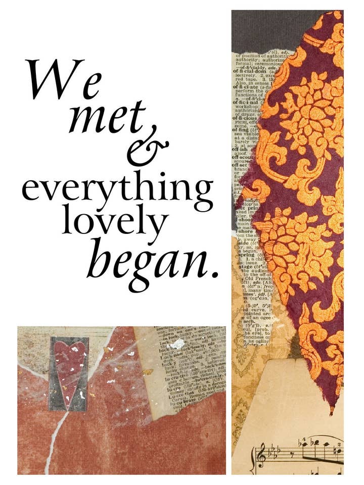 We Met - Greeting Card for wholesale by Ampersand Cards