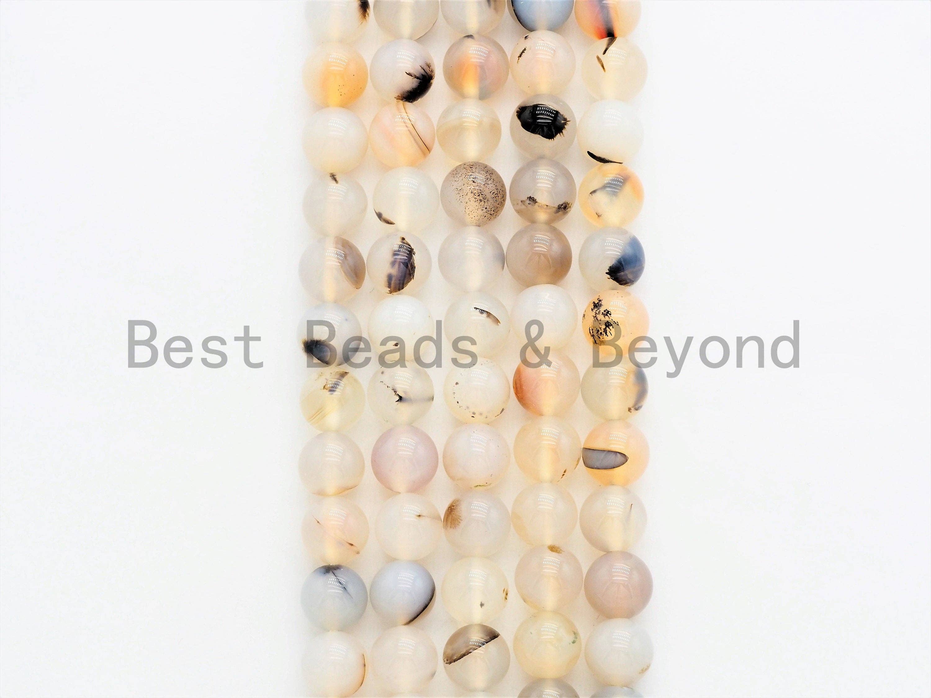 BestBeads&Beyond - Wholesale Kralen - Prachtige Flower Agaat gladde ronde kralen, hoge kwaliteit 6mm/8mm/10mm/12mm natuurlijke edelsteenkralen, Agaatkralen, 39 cm streng, SKU#U3361