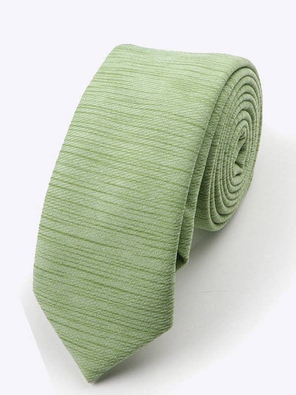 Grøn Slips nr. 2 Herre i Polyester "Augustin" for engroshandel hos Unipap's