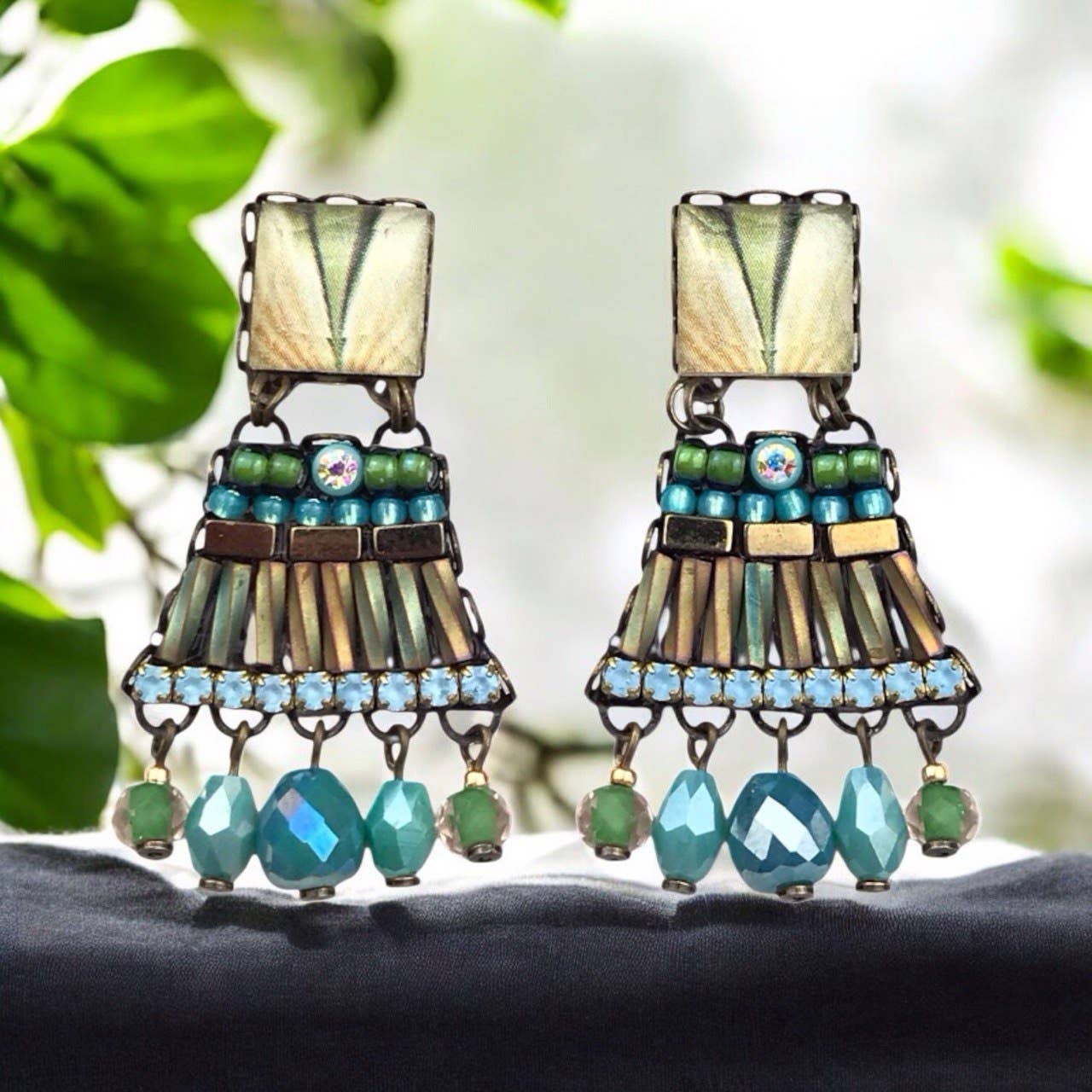 melizijewelry - Wholesale Dangle Earrings - Handmade crystal earrings Senda collection1
