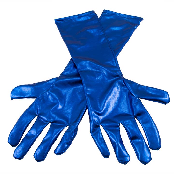 Gants Metallic Blue pour la vente par Folat BV