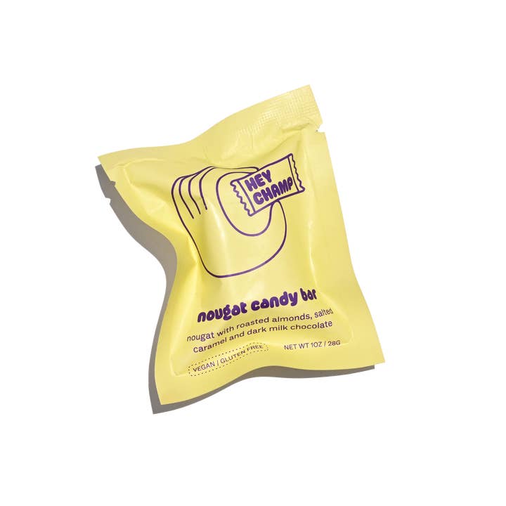 hey champ - Wholesale Chocolate Covered Sweets - nougat caseÂ