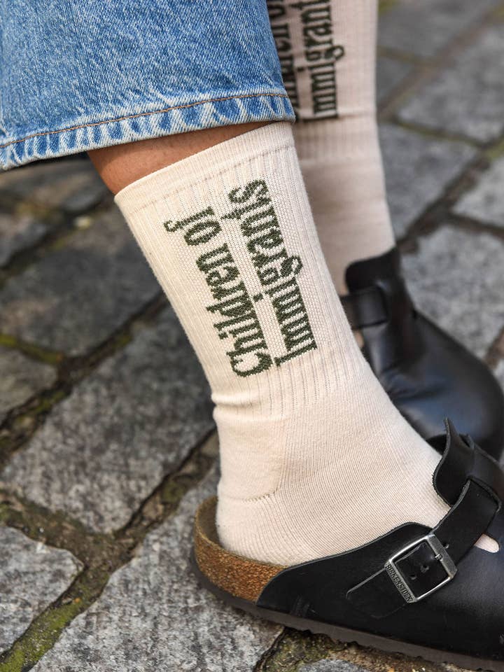 Meget asiatiske x WE ARE CHIMMI Sokker - Tan for engroshandel hos WE ARE CHIMMI