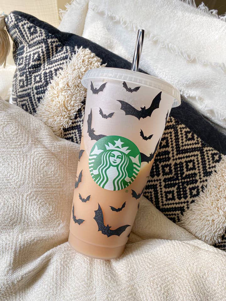 Halloween Fledermäuse Starbucks Cup für den Großhandel von Lovely JEN's Designs