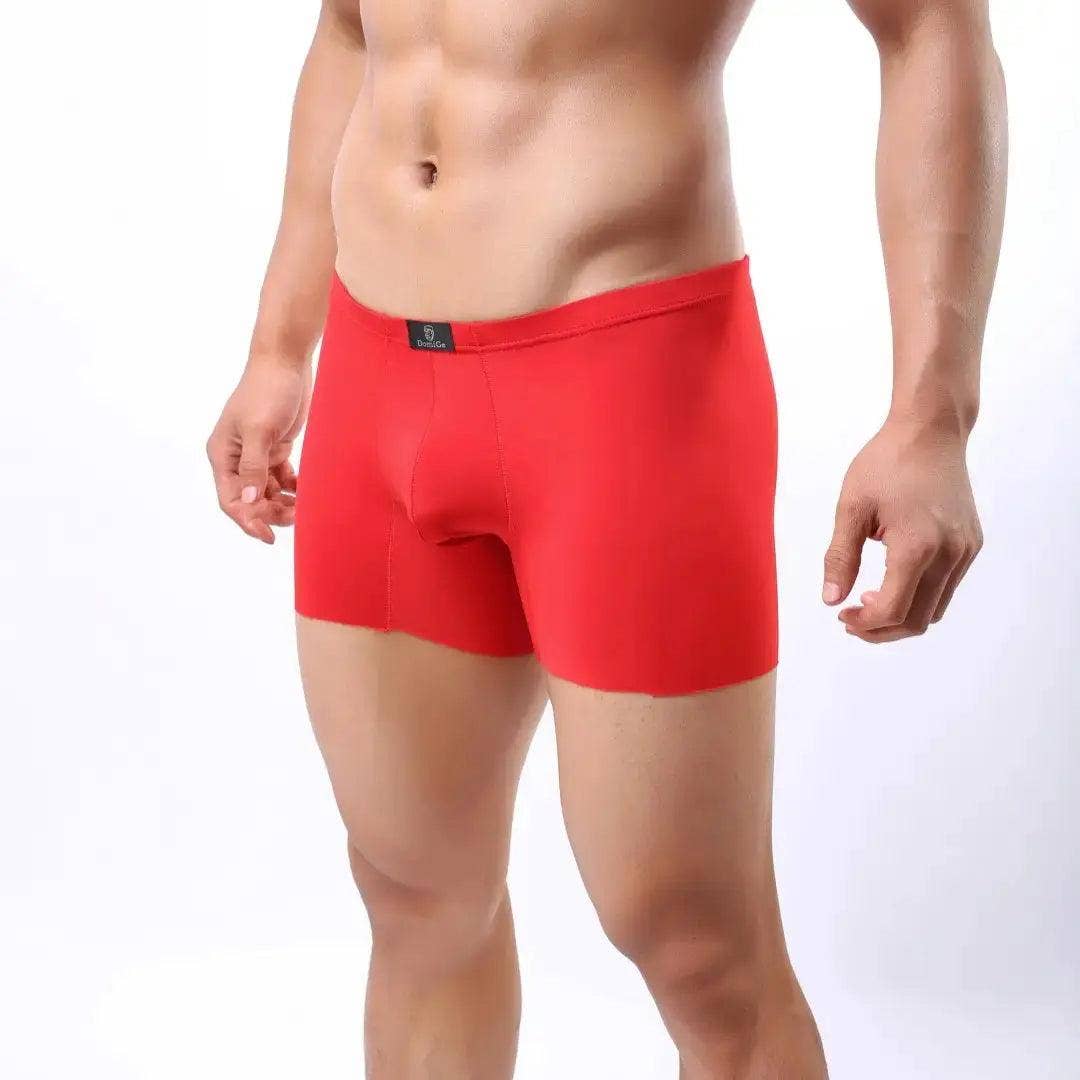 DomiGe – wholesale Underwear – Men's – Men's Mid-Waist Boxer Briefs with Laser-Cut Leg Openings and Full Coverage Back Male Underwear11