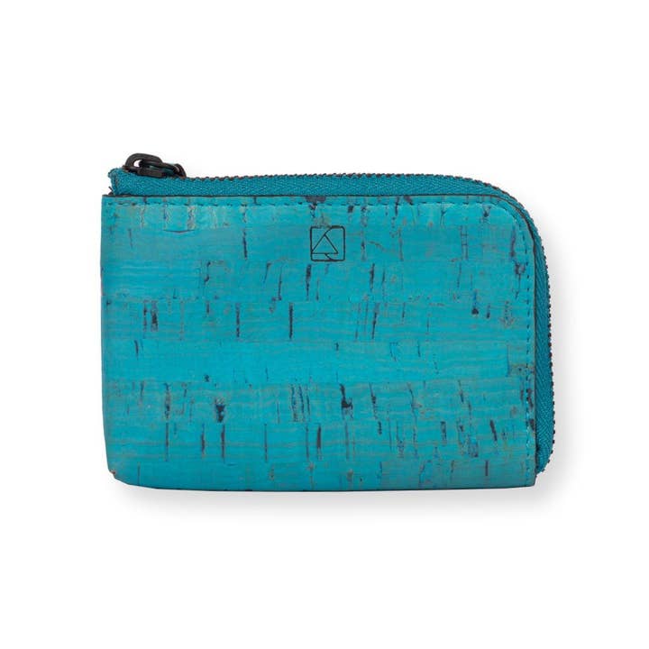 Aki Compact Geldbörse - Blaugrün für den Großhandel von Arture