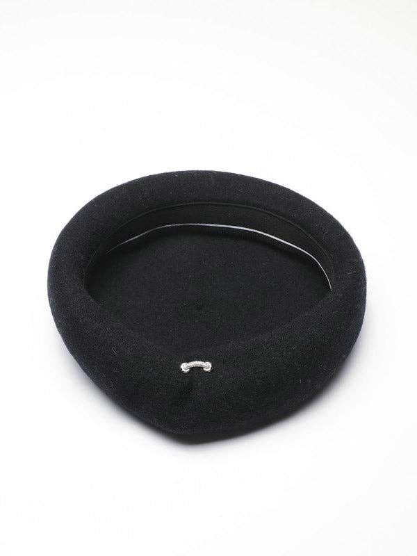 StyleGalX - Vente Béret – femme - Bonnet béret vintage en laine unie14