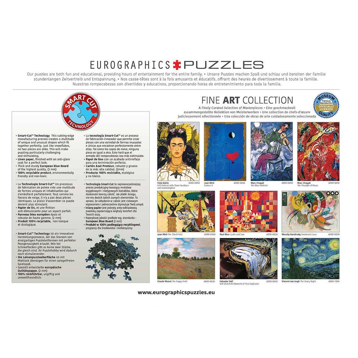 Eurographics Puzzles Europe - Wholesale Puzzle - Adult - Soft Watch at the Moment of Its First Explosion3