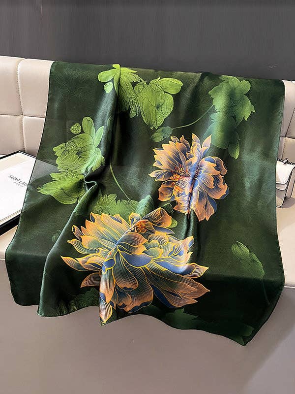 Sheer Trend - Vente Écharpe – femme - Châle et écharpe transparents à imprimé floral5