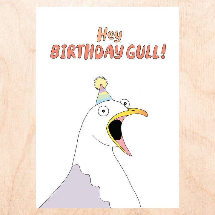 BIRTHDAY GULL for wholesale by FINEASSLINES