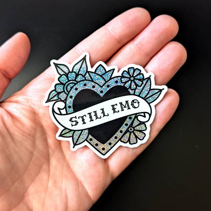 All That Raaz - Wholesale Sticker - Still Emo Glitter Sticker