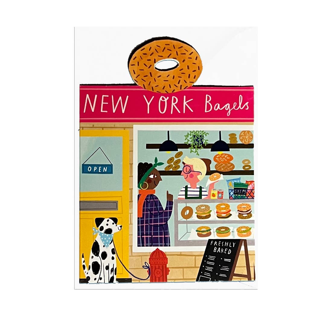 Jolly Awesome - Wholesale Everyday Greeting Card - NEW YORK BAGELS A6 Card1