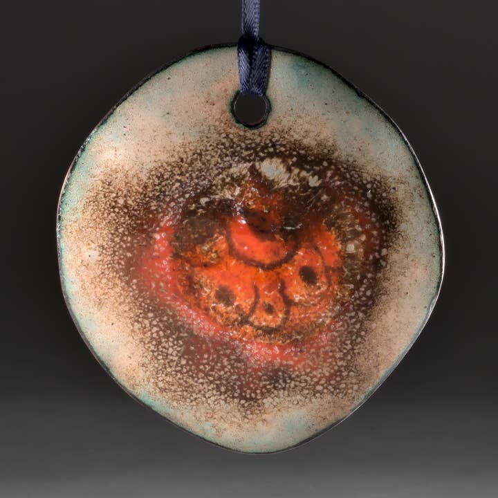 Koppar Emaljprydnad, Höstnatt för wholesale av Kristin Ellis