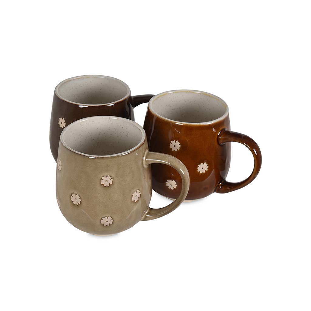 Opjet Paris - Wholesale Coffee Mug - Set of 4 Flower Mugs D8 H10cm1