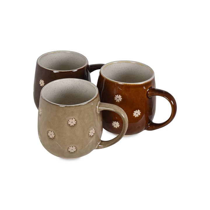 Opjet Paris - Wholesale Coffee Mug - Set of 4 Flower Mugs D8 H10cm1