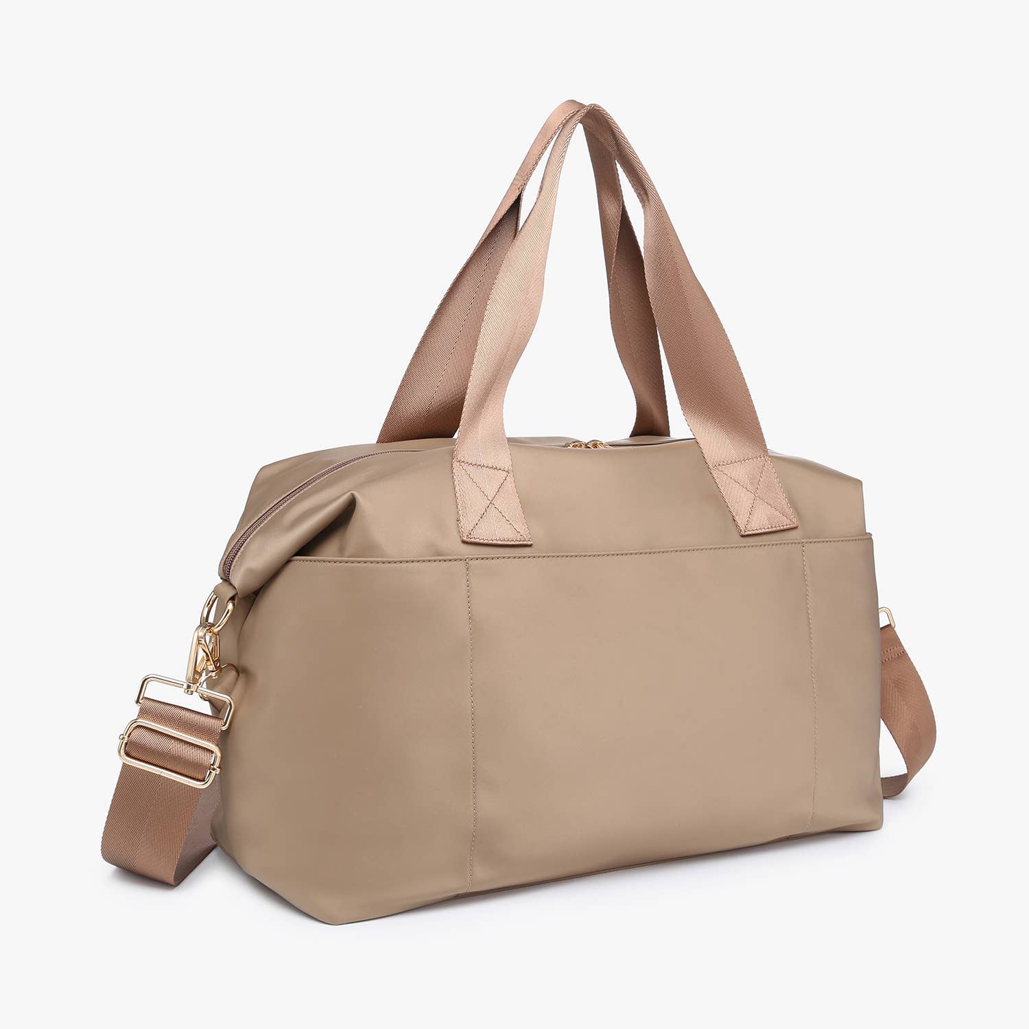 Jen & Co. - Wholesale Weekender Bag - Women's - M2279 Navy Nylon Weekender w/ Dual Handles3