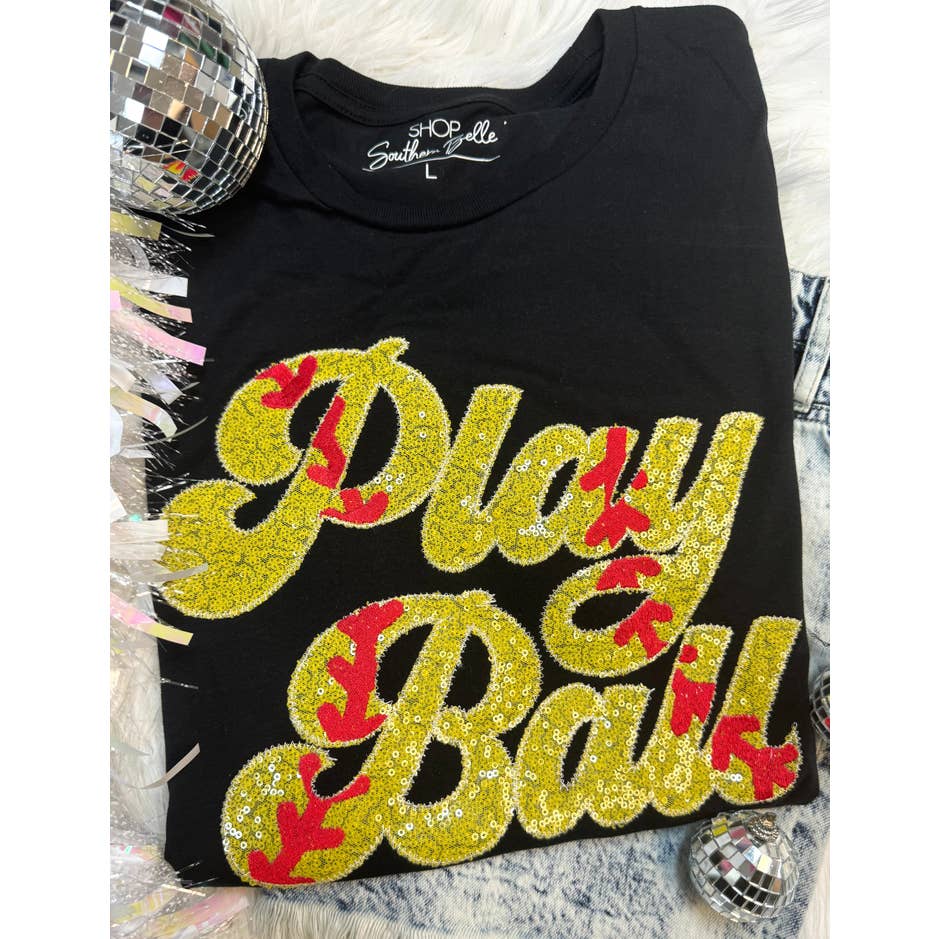 Play Ball Softball Short Sleeve for wholesale by Shop Southern Belle