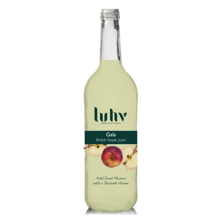 Luhv Drinks – wholesale Apple cider – British GALA Apple Juice 750ml Glass