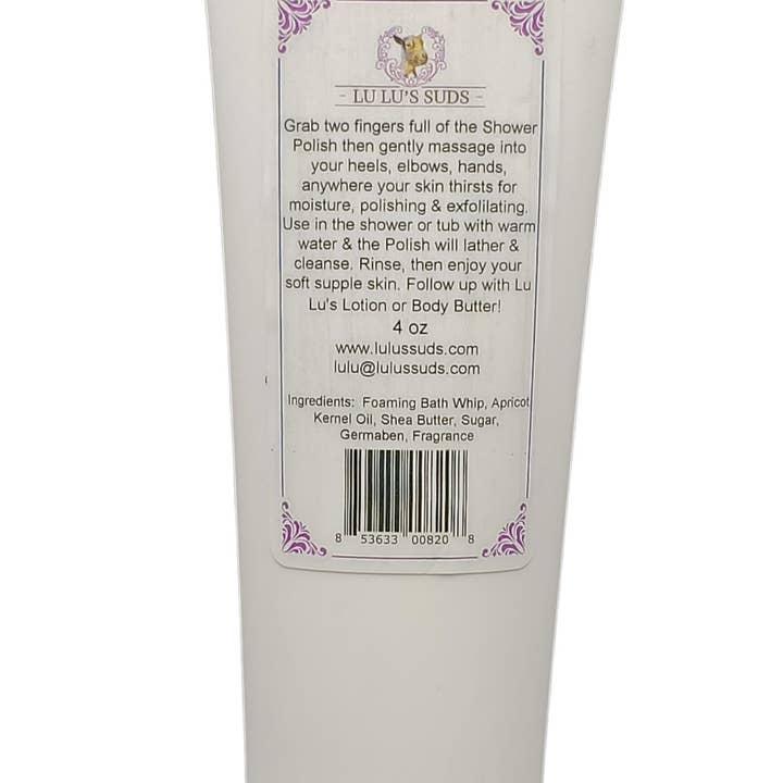 Lu Lu's Suds – wholesale Body wash/shower gel – Cotton Clean Body Shower Polish 8 oz.