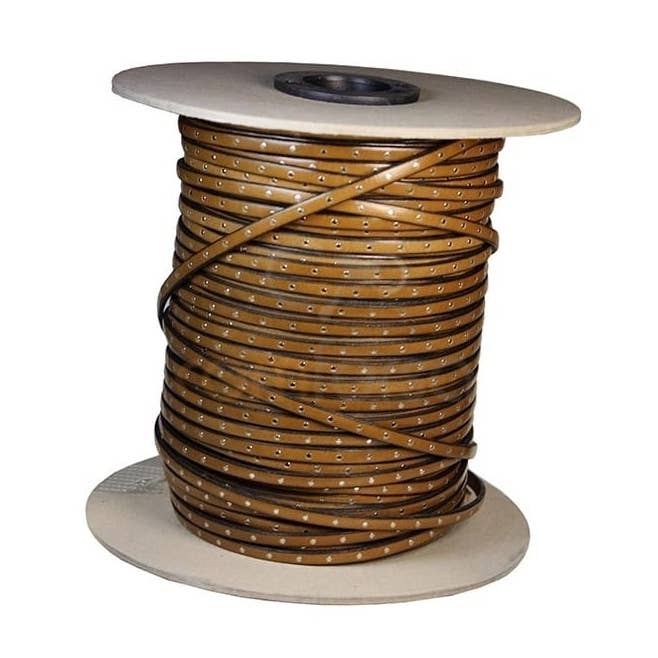 Stud leather brown 5 mm for wholesale by COM FORSA SL