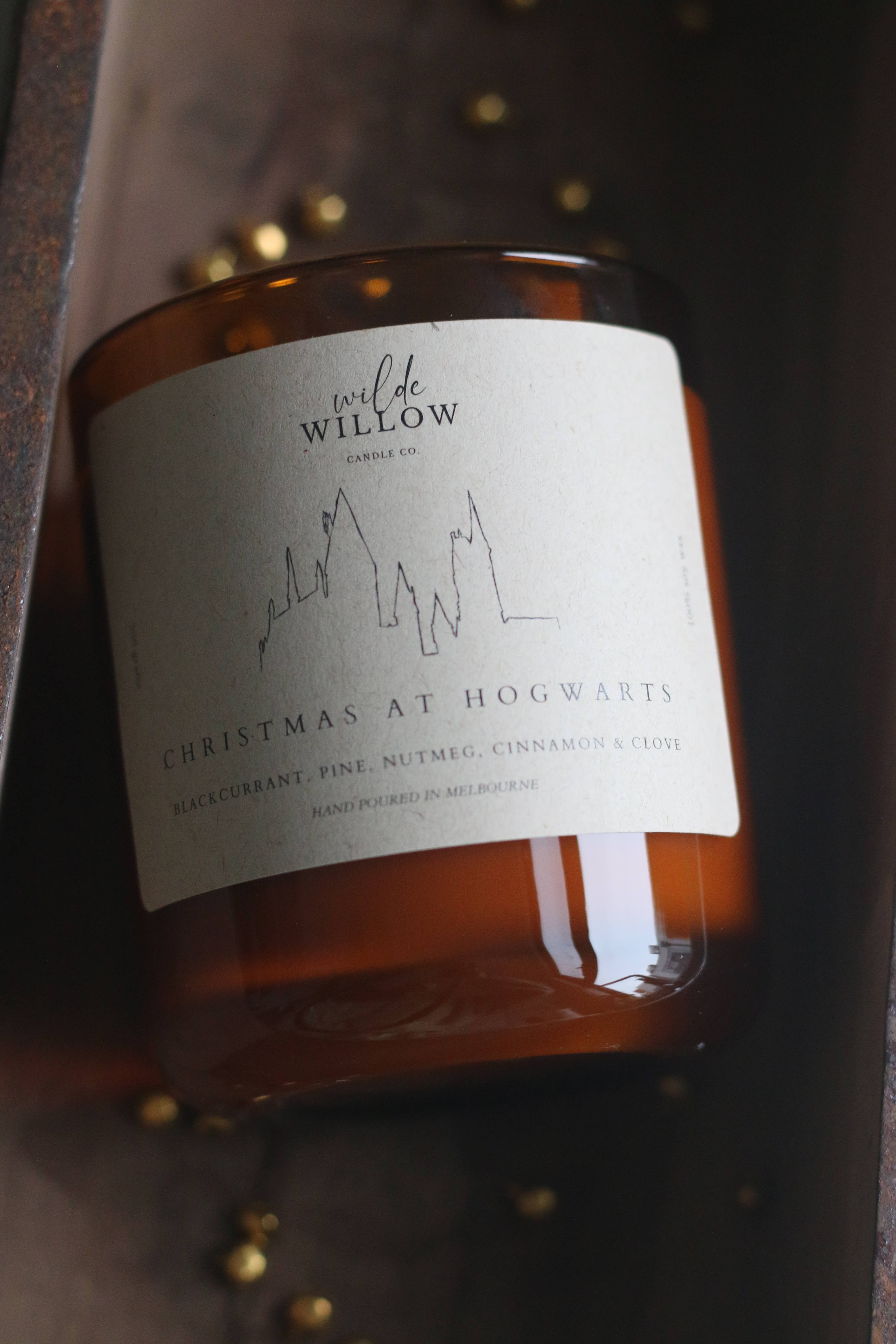 Wilde Willow Candle Co – wholesale Burkljus – Jul på Hogwarts1
