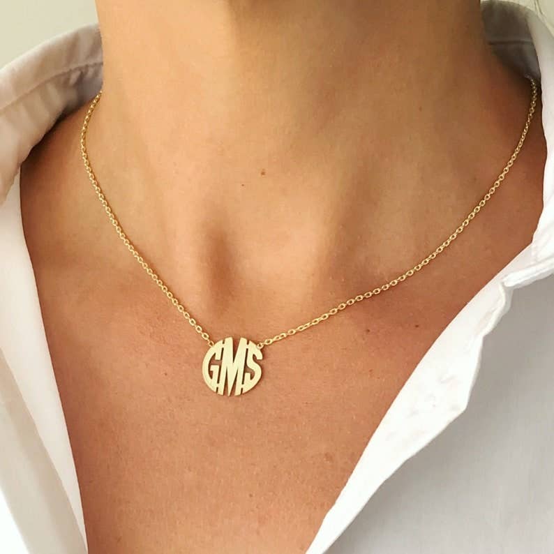 JoyPersonalized - Wholesale Halskettinghanger - Monogram halsketting3