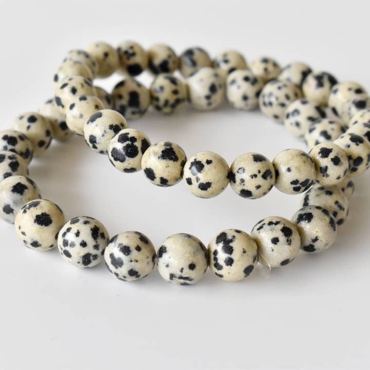 Soothing Crystals - Wholesale Beaded Bracelet - Healing Bracelet | Dalmatian Jasper | Gemstone Bracelet