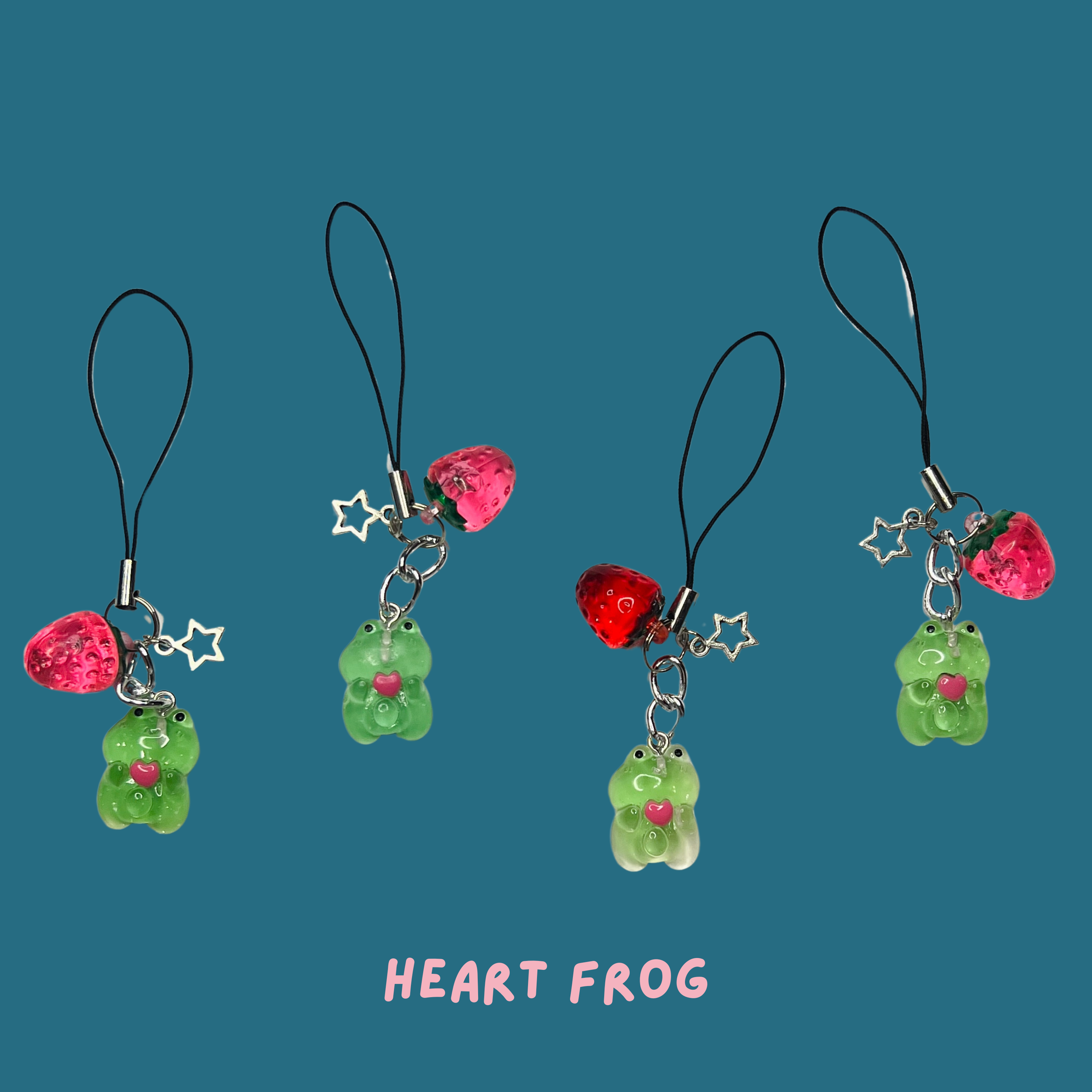 Faebelle Haven - Wholesale Keychain - Women's - Animals & Phone - Strawberry Tech Charm | Cute Keychain Phone Accessory1