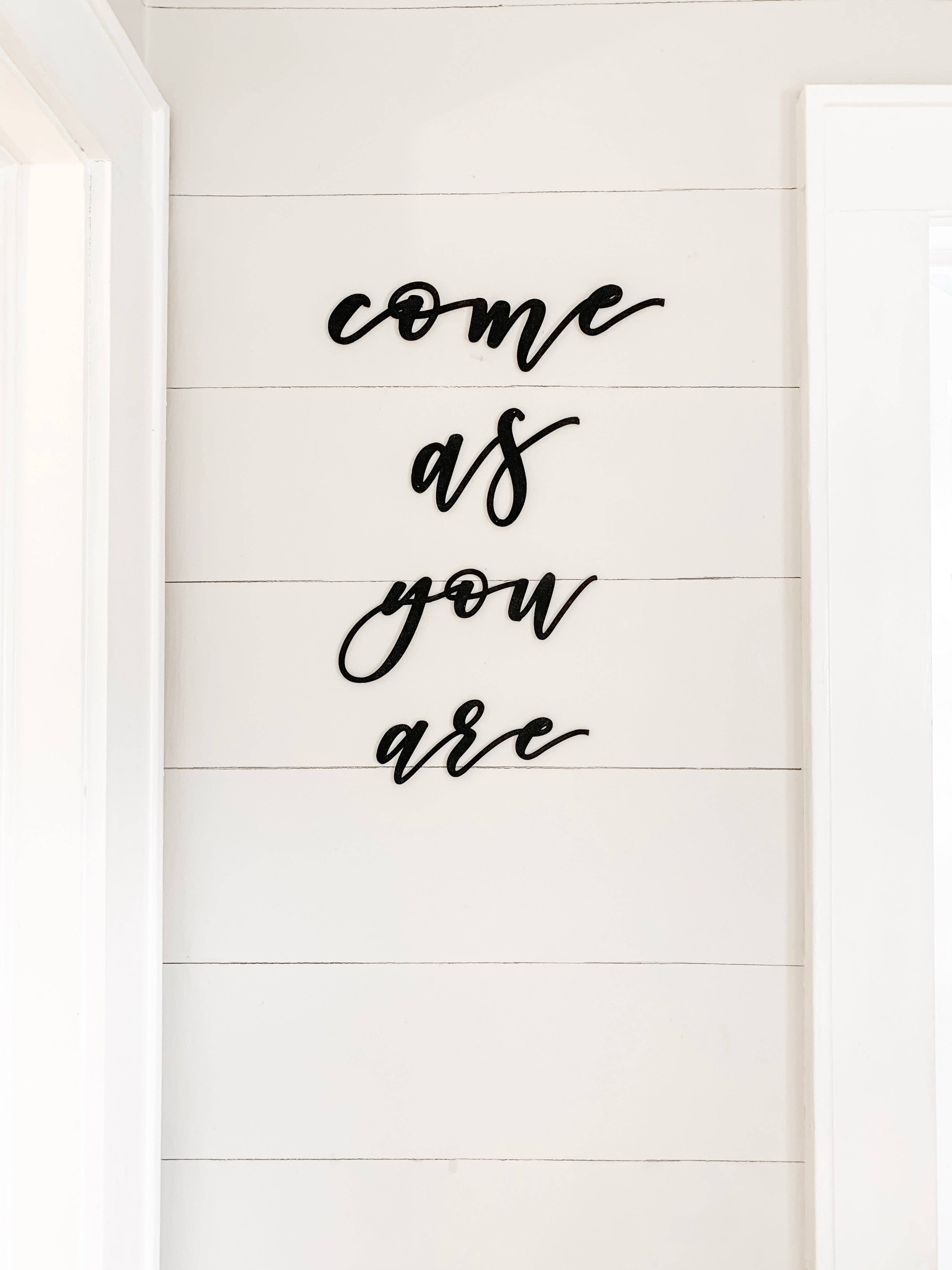 SBG Co. - Wholesale Sign - Come as you are5