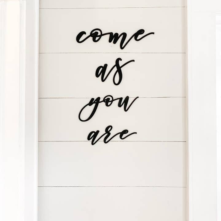 SBG Co. - Wholesale Sign - Come as you are5