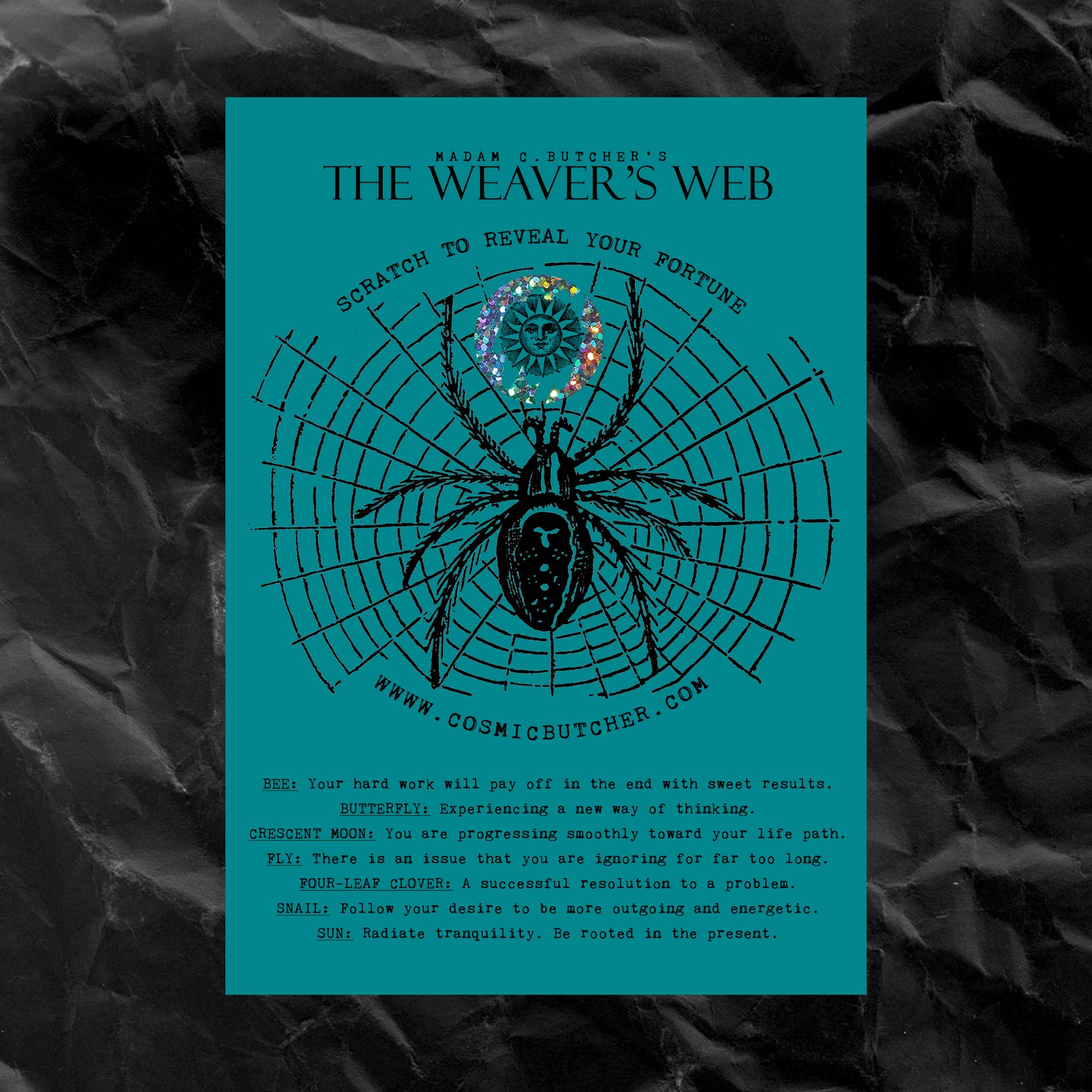 Cosmic Butcher - Wholesale Tarot Cards - Scratch-Off Fortune Card Sampler Pack (250 Count)7