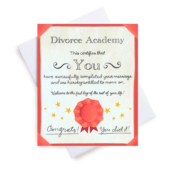 Divorce Academy for wholesale by M. Kind Papersmith