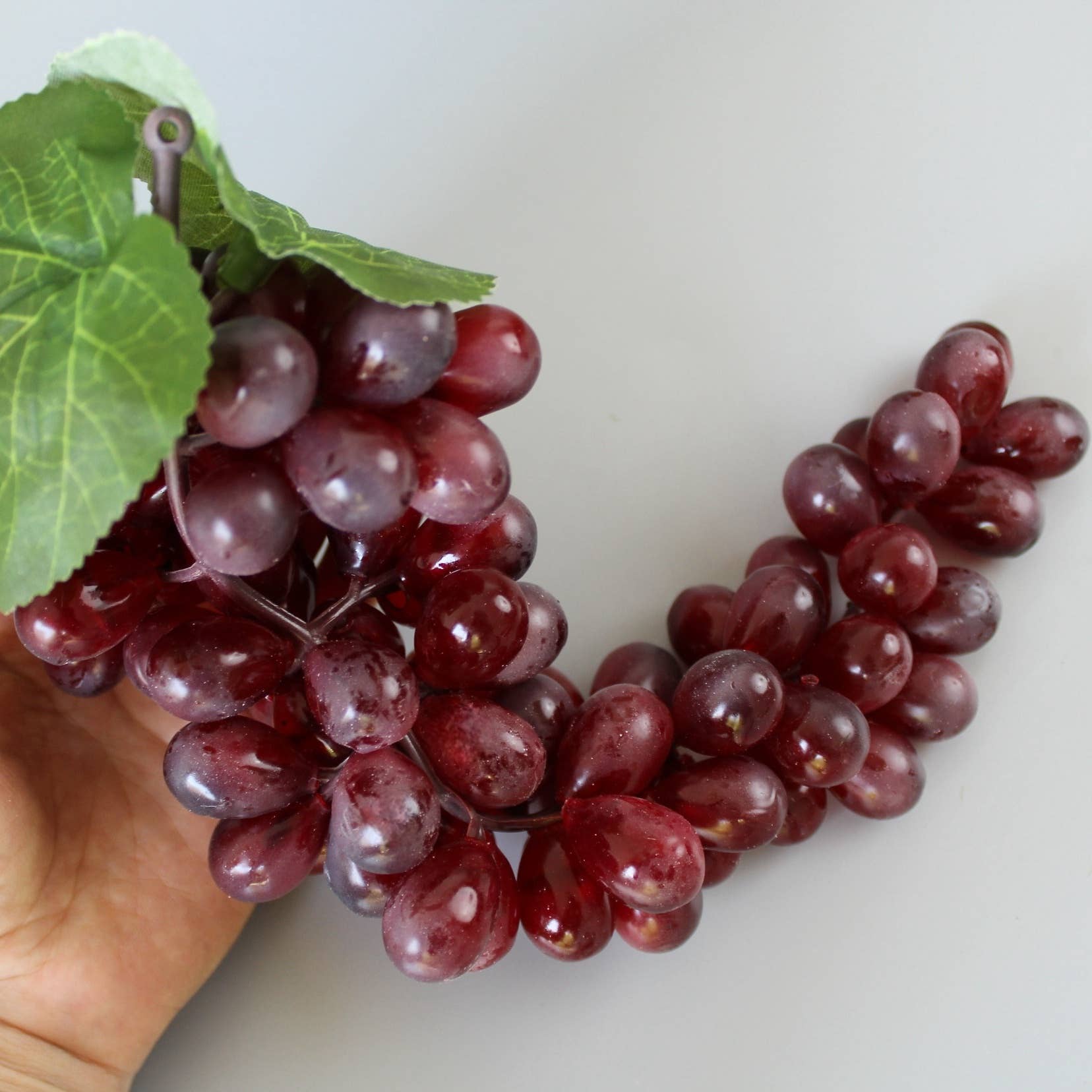 ACNITE(We cover U.S. import duties) – wholesale Konstgjorda blommor – Konstgjorda druvor som höstdekoration - fejkade frukter i lila och andra färger5