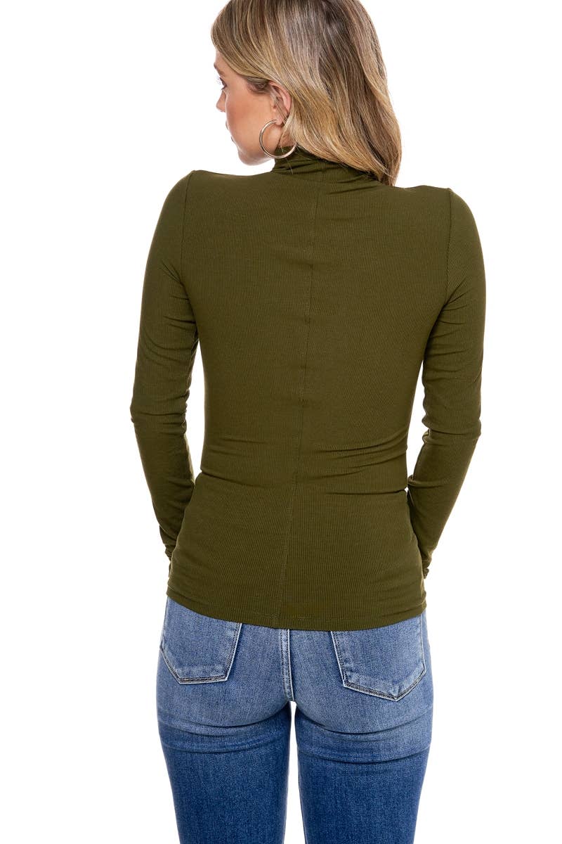 Zutter - Wholesale Knit Top - Women's - RIBBED L/S TURTLE NECK TOP7