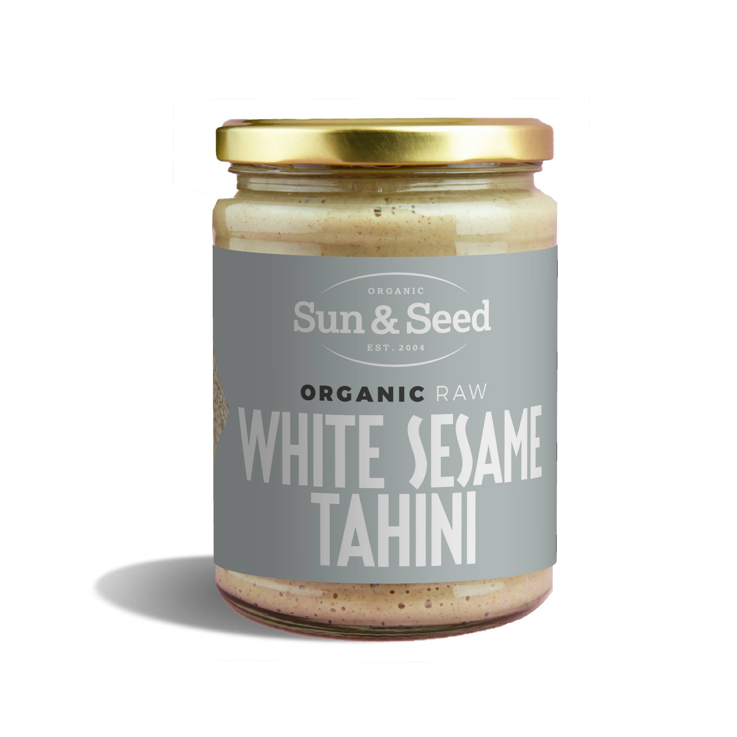 Sun & Seed – Großhandel Nussbutter – Organischer roher weißer Sesam-Tahini 500g