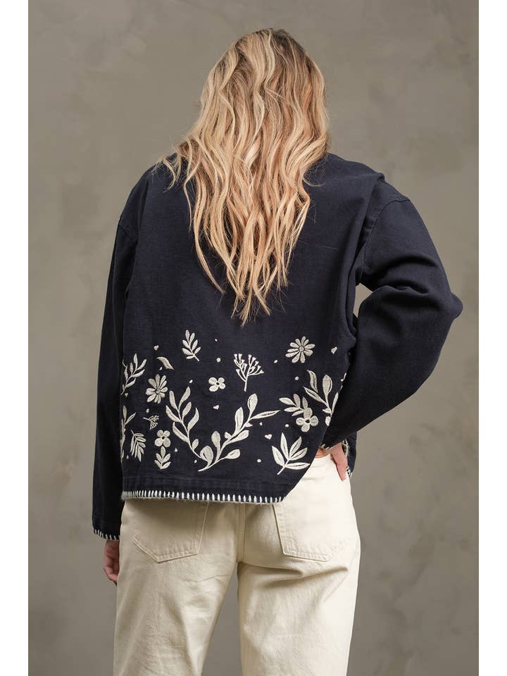 RAISONNEL - Wholesale Jacket - Women's - Embroidered Folk Jacket - RJ107510