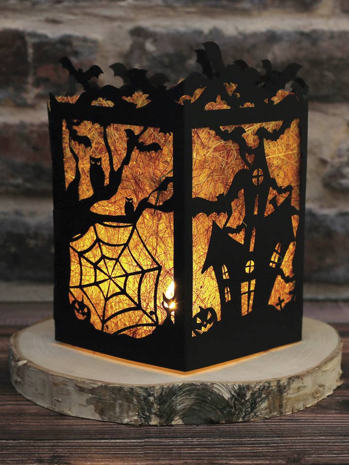 HALLOWEEN PAPIER WINDLICHT 150x100 mm für den Großhandel von Graine Créative