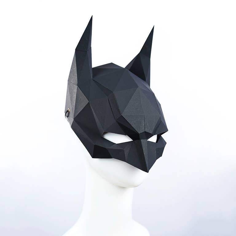 PAPERCRAFT WORLD - Wholesale Doe-het-zelf-knutselset - 3D PaperCraft Batman Origami-masker7
