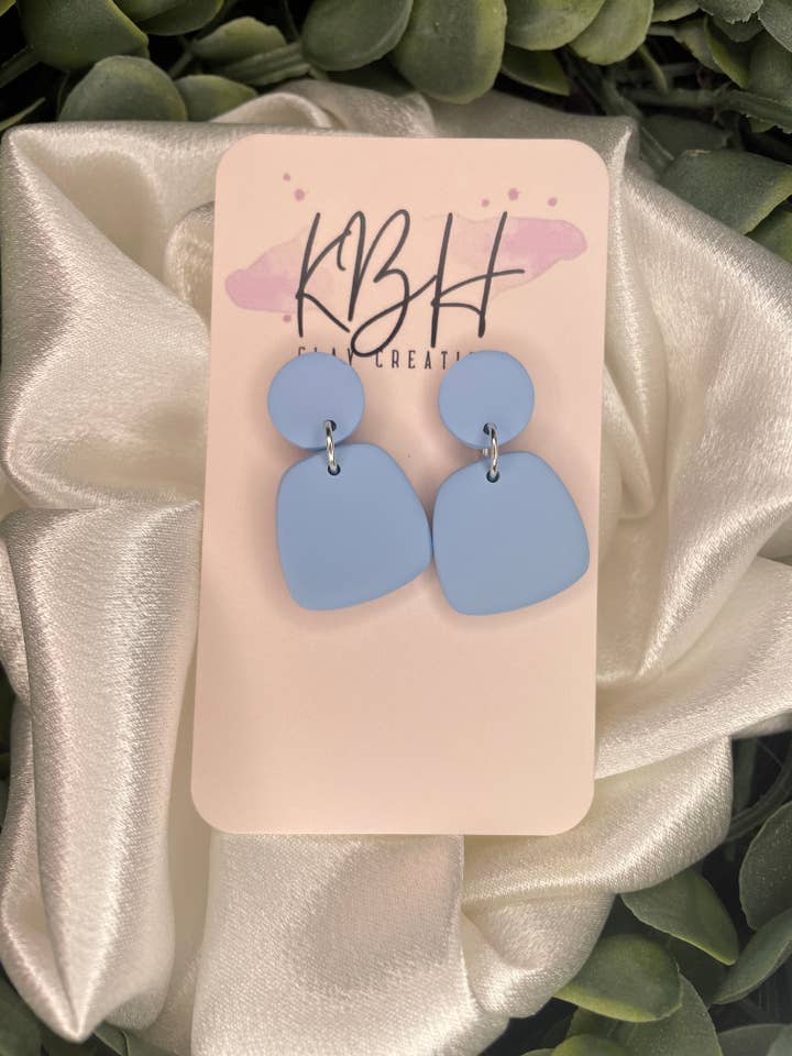 Circle Dangle Clay Earrings for wholesale by KBH CREATIONS