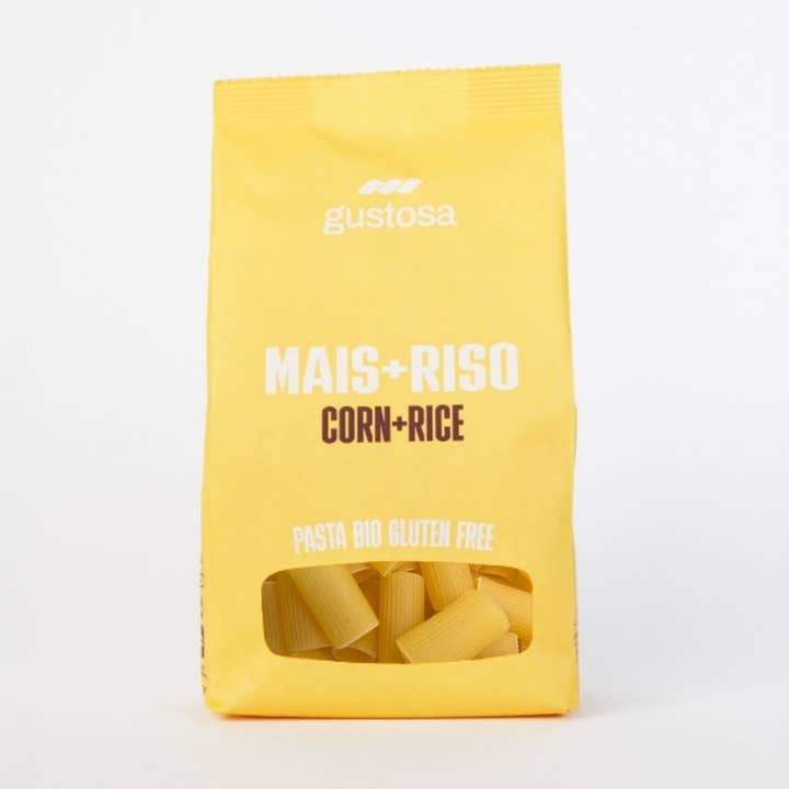 RIGATONI Corn + Rice ORGANIC 340g for wholesale by Pasta Gustosa Bio Gluten Free