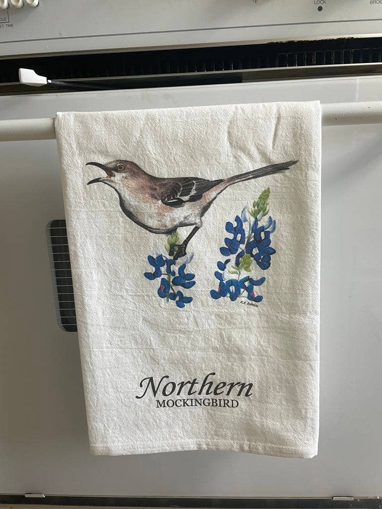 Bird Art by KB - Wholesale Theedoek - Spotvogel - Theedoek1