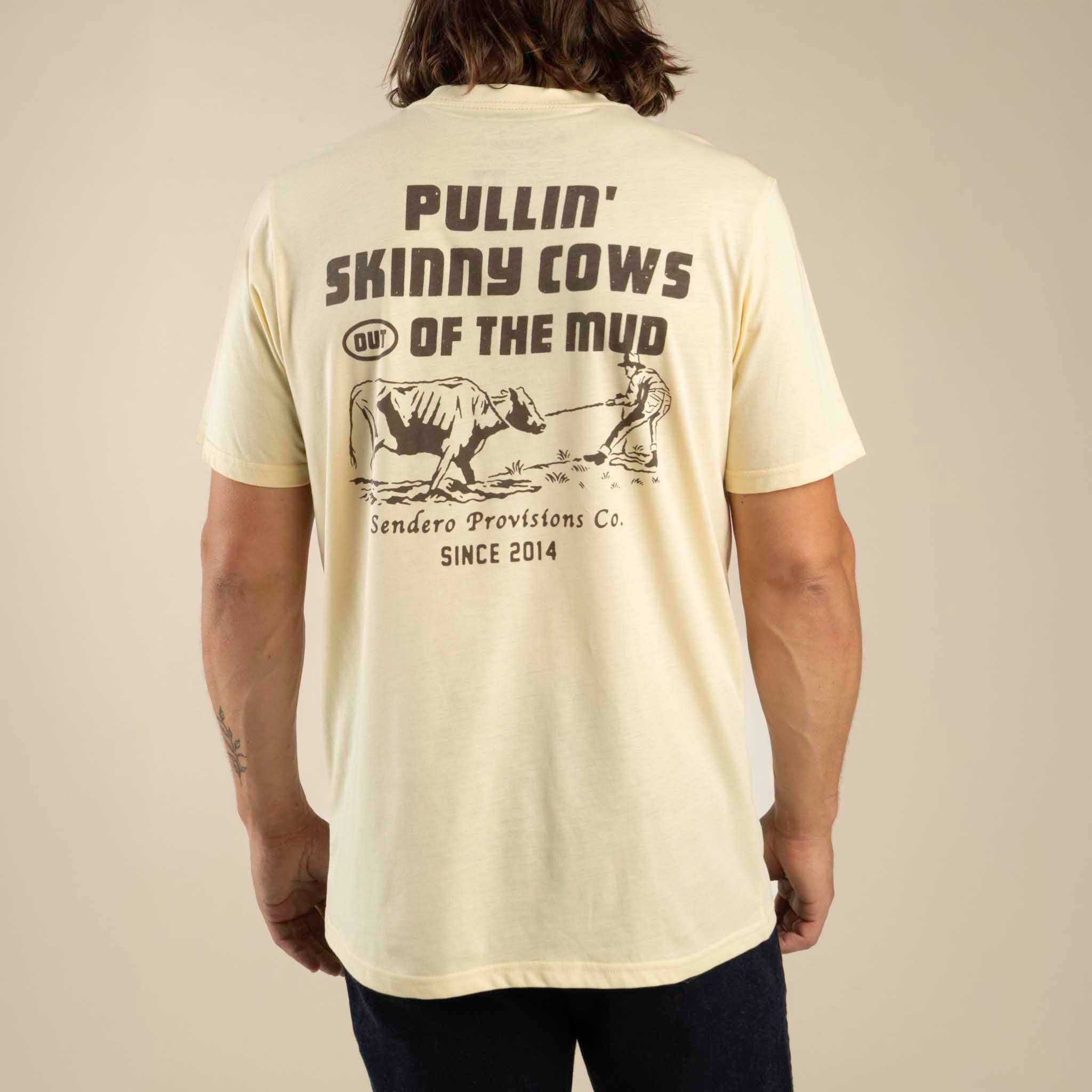 Sendero Provisions Company - Vente T-shirt sérigraphié – unisexe - T-shirt Vaches Minces5