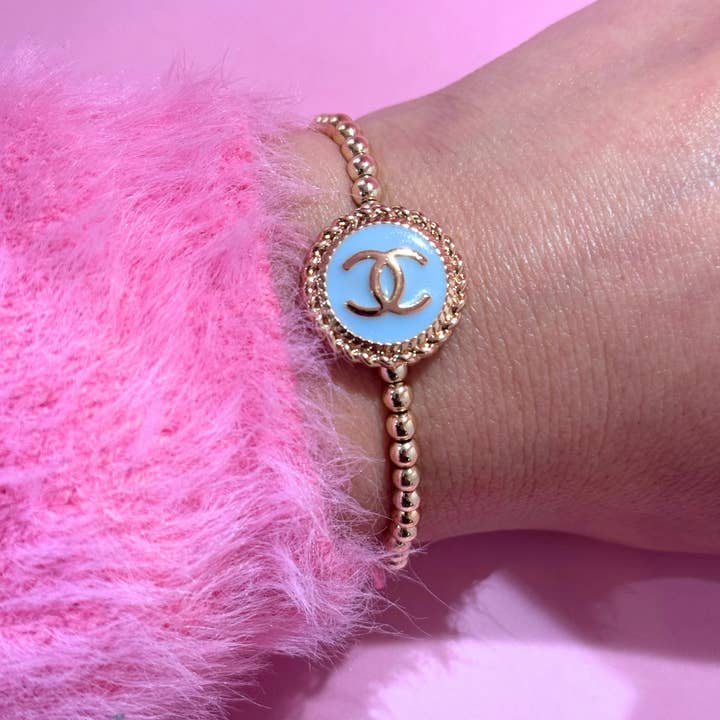 14K GF 4mm Beaded Bracelet for wholesale by Golden Girl Jewelry