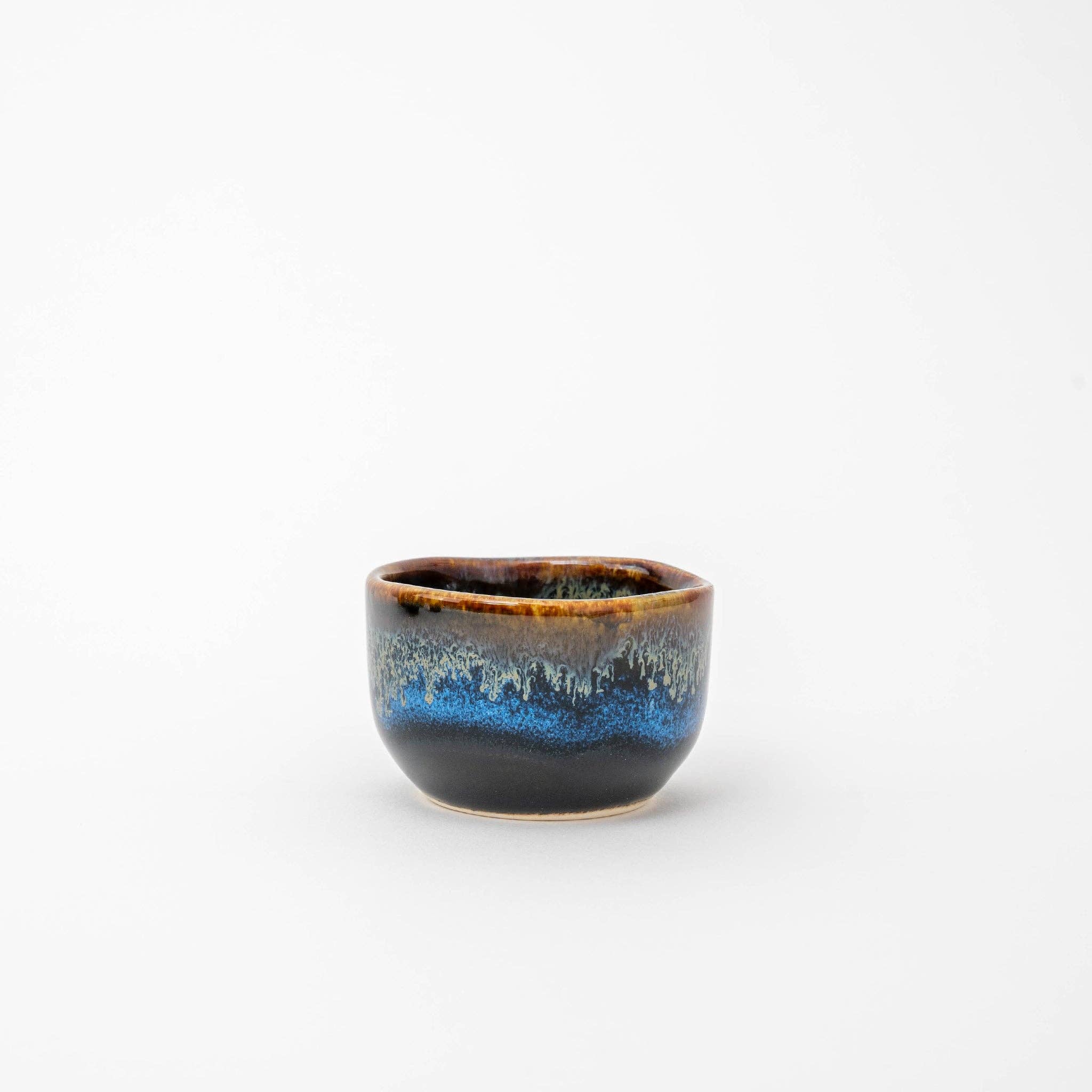 U PLUS INC - Wholesale Drinking Glass/Cup - Handmade Mino Ware Tenmoku Sake Bottle and Cup 5-Piece Gift Set4