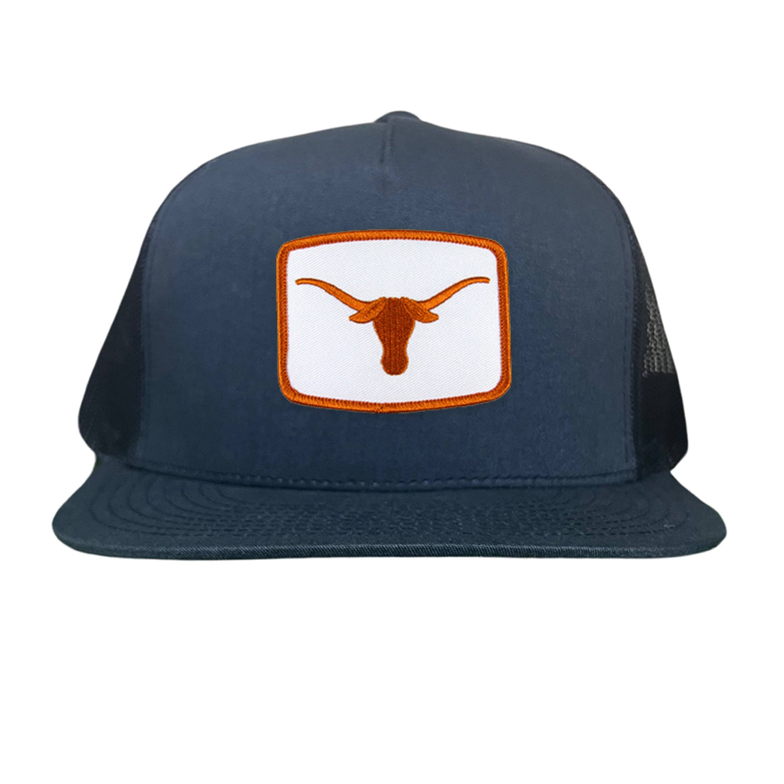 Last Stand Hats, LLC - Wholesale Trucker Hat - Unisex - Texas Longhorns Square Longhorn / Hats / 148 / UT9103 / MM22