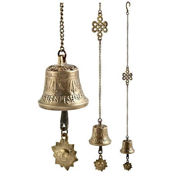 GREENROOTS USA LLC - Wholesale Bell - Tibetan Temple Bell - 2"H, 2"D (23"L)
