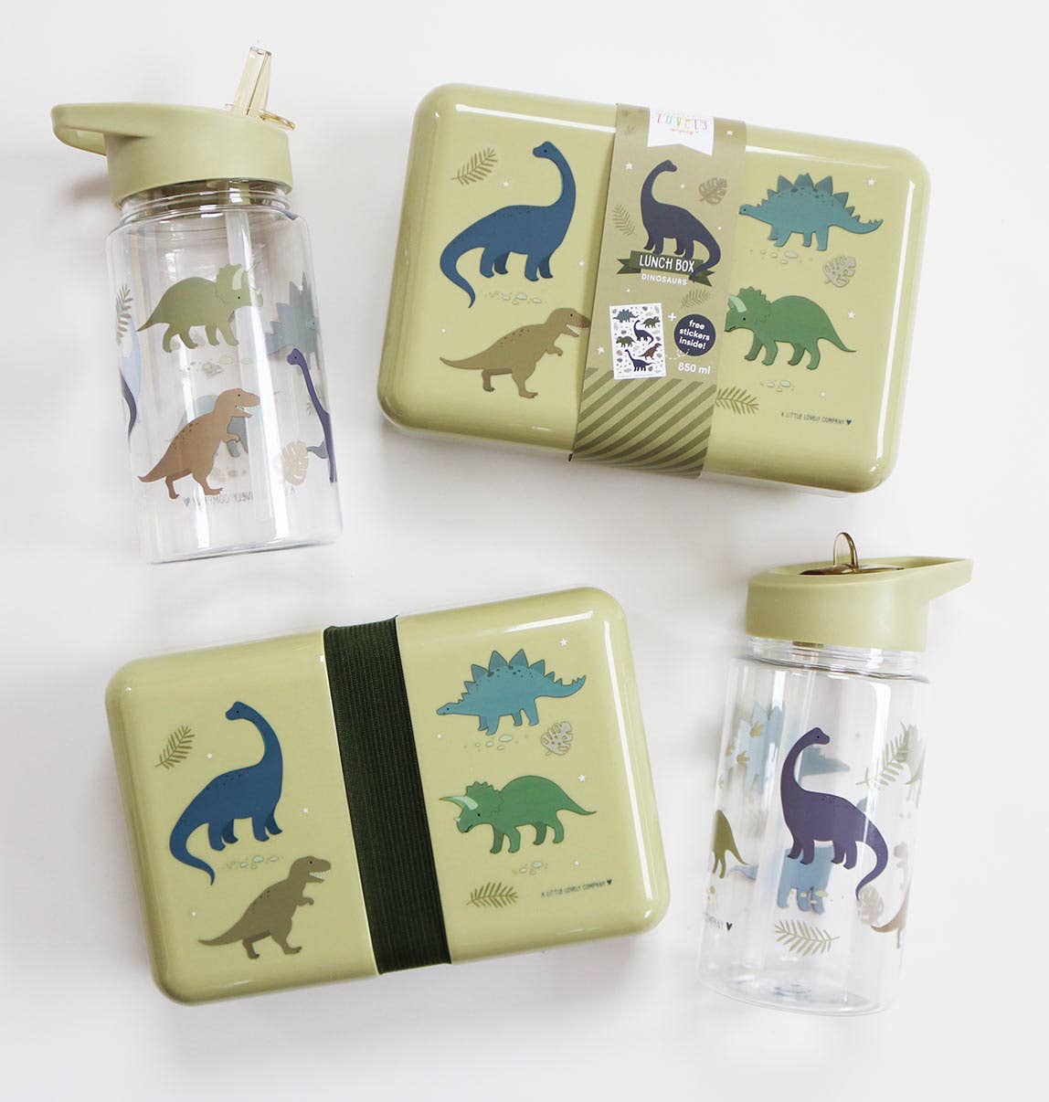 A Little Lovely Company - Wholesale Water Bottle - Kids drink bottle/water bottle: Dinosaurs3