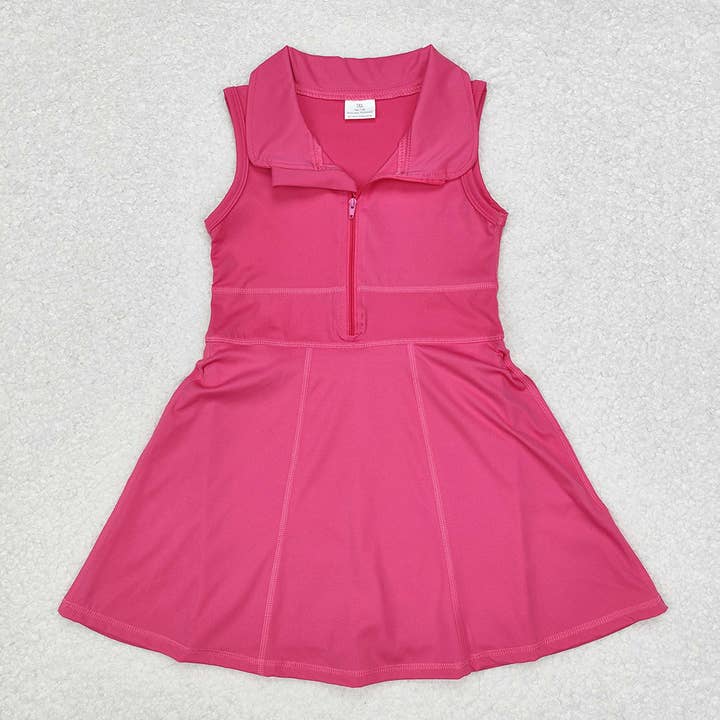 Aier Wholesale - Wholesale Athletic Dress - Kids - Sibling Baby Girls Athletic Active Wear Knee Length Dresses