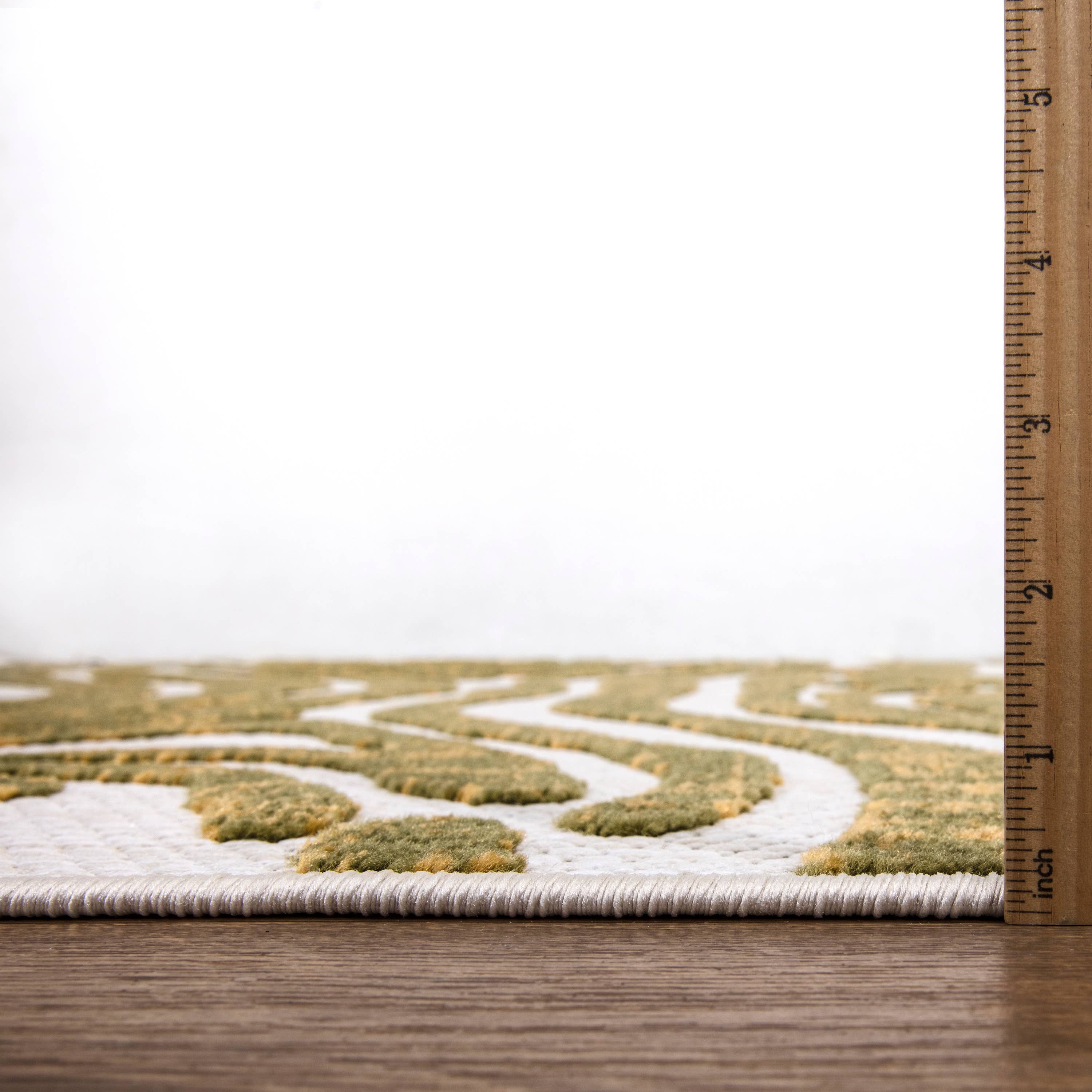 Abani Rugs - Wholesale Area Rug - Abani Hampton Indoor/Outdoor Green Zebra Print Area Rug7